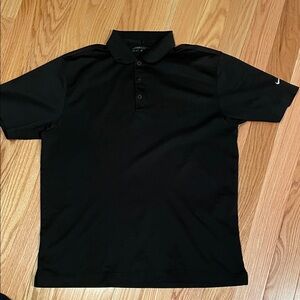 Nike Golf Black Dry Fit Polo